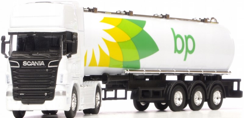 Fém modell - Transporter pótkocsival 1:64 - Scania V8 R730 - bp