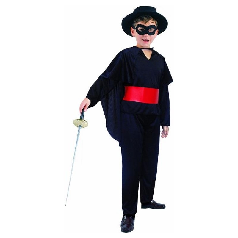 Gyermek jelmez - Zoro - A Bosszúálló (110/120 cm)