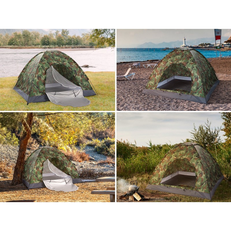 Kemping sátor szúnyoghálóval (2-3 fő)