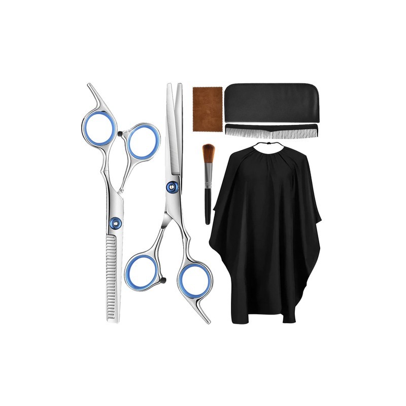 2db fodrász olló tartozékokkal