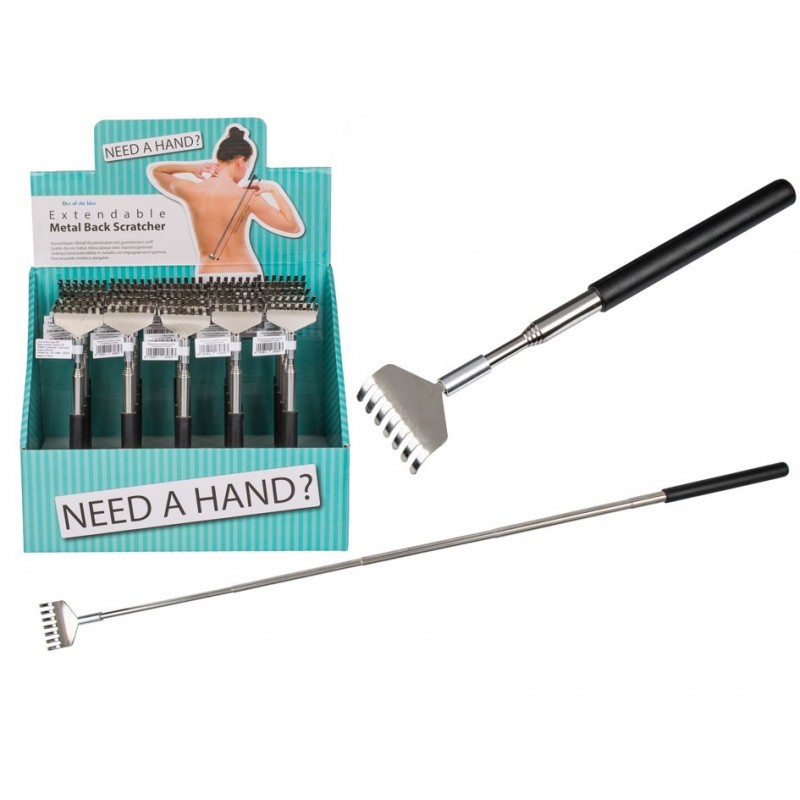 Teleszkópos hátvakaró 20x4cm