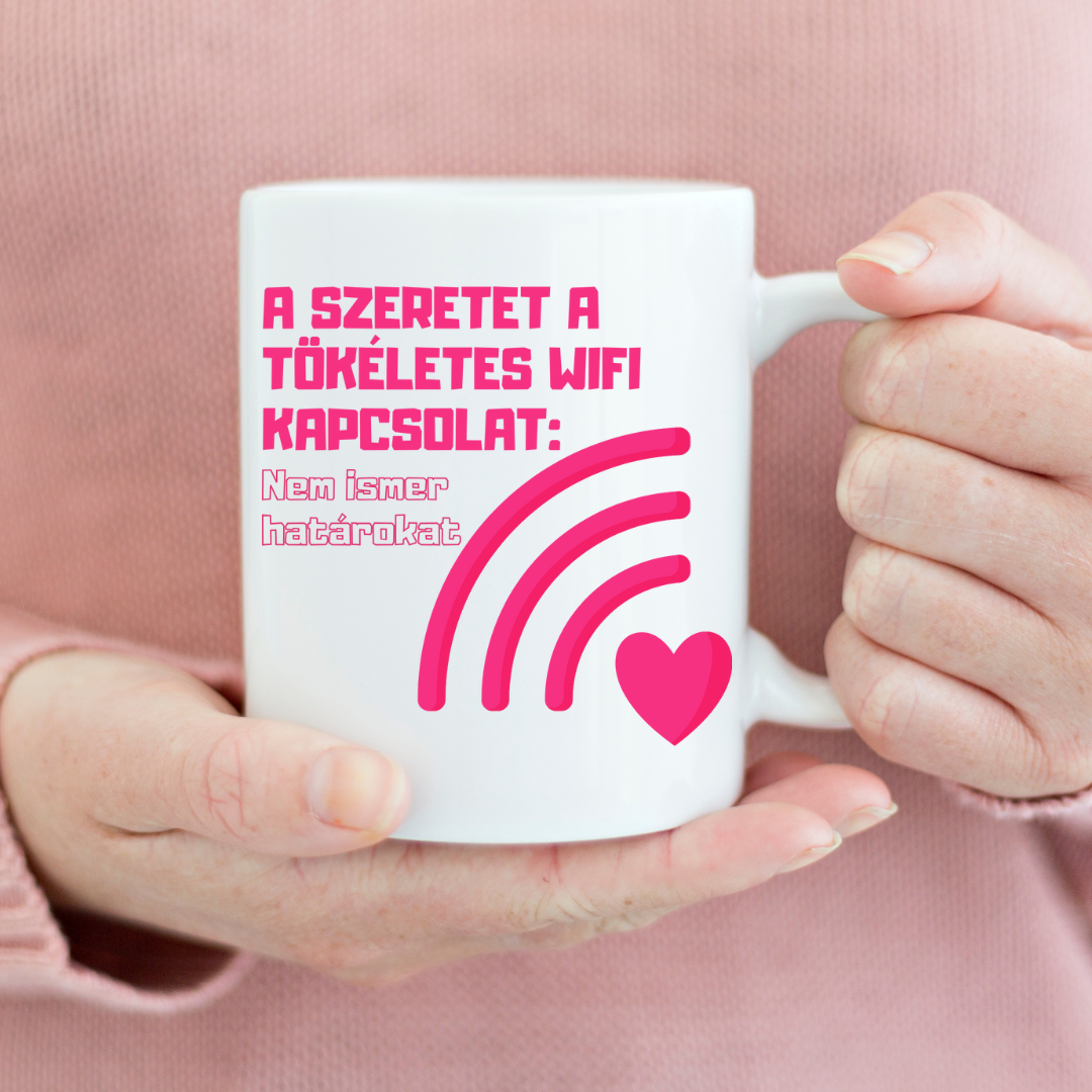 Bögre - Love wi-fi connection 330ml