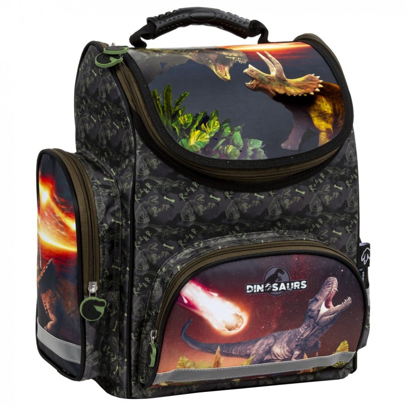 Gyermek hátizsák ERGONOM - Dinosaurus green