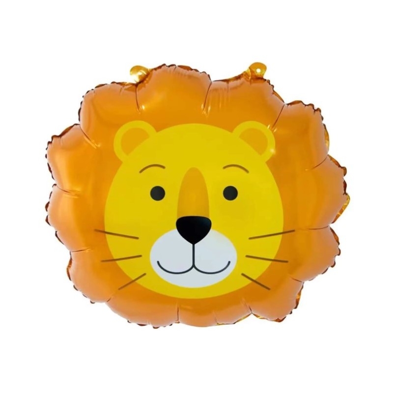 Fólia lufi - Oroszlánfej - 43x38cm