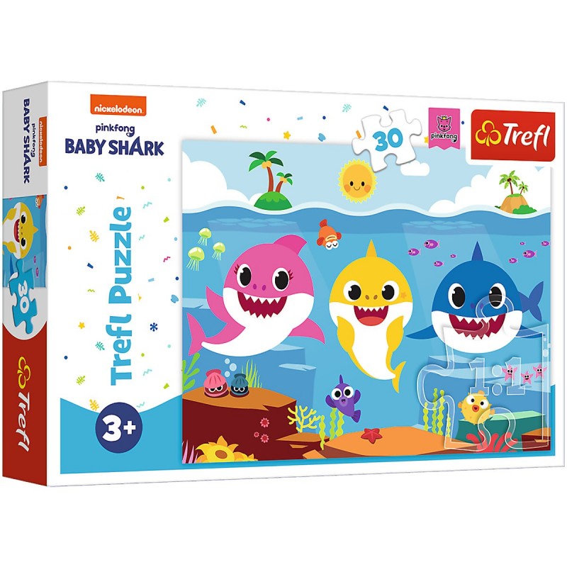 Gyerek puzzle - Baby shark - 30 db