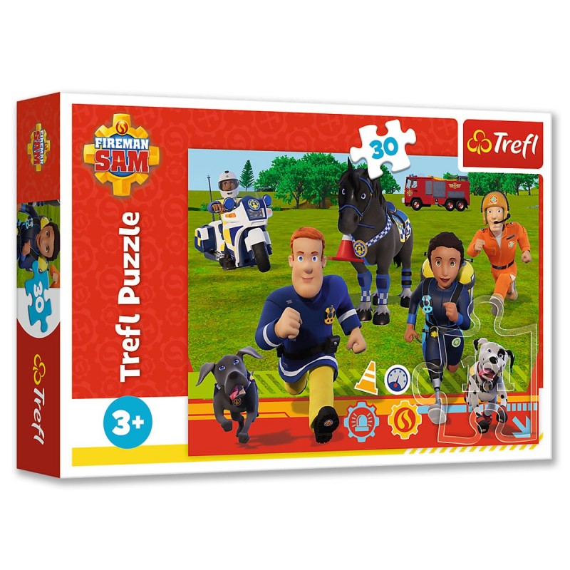 Gyerek puzzle - Fireman Sam II. - 30 db