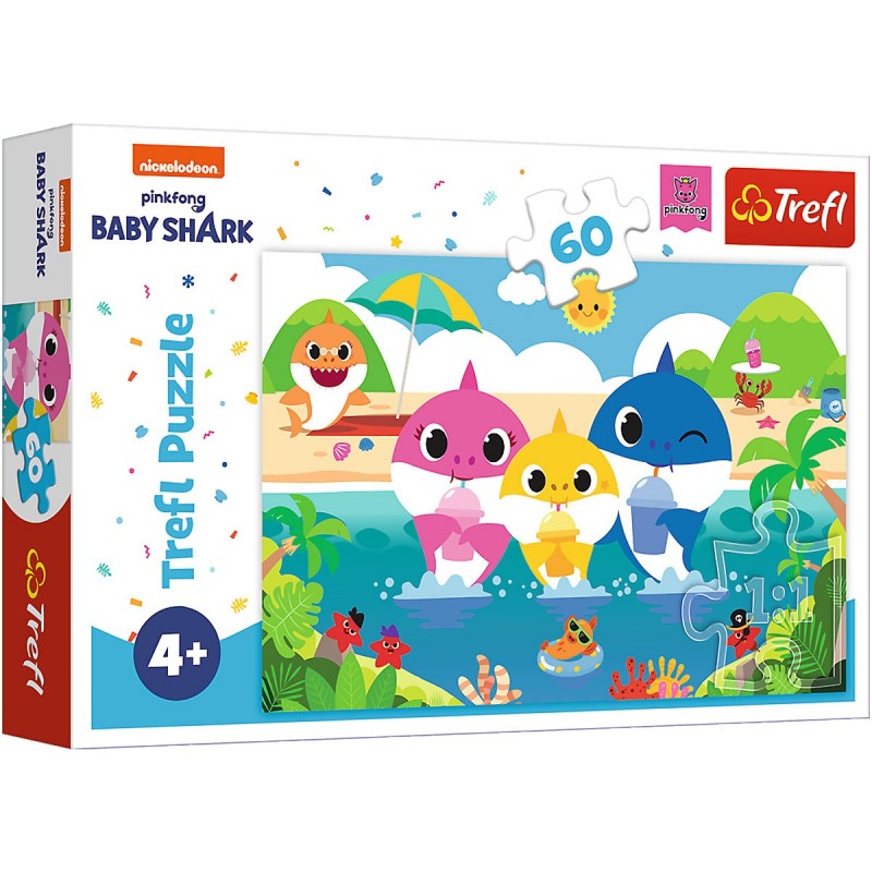 Gyerek puzzle - Baby shark II. - 60 db