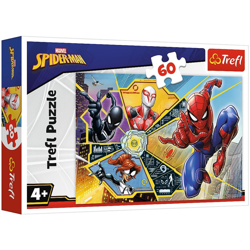 Gyerek puzzle - Spiderman IV. - 60 db