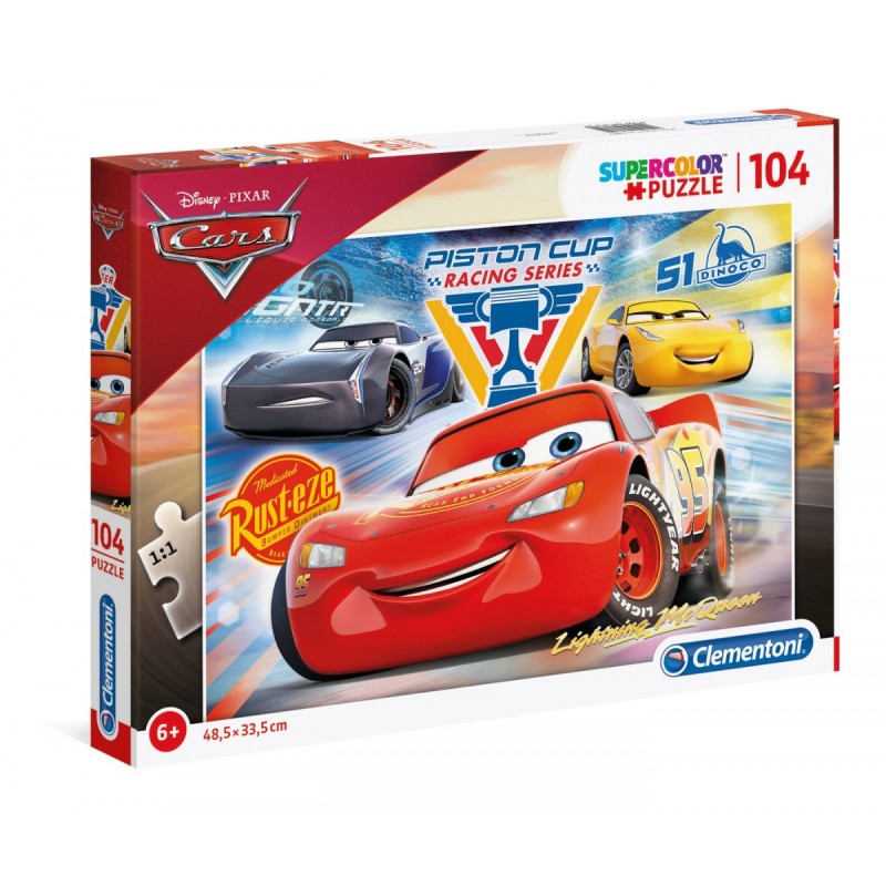 Gyerek puzzle - Cars III. - 104 db