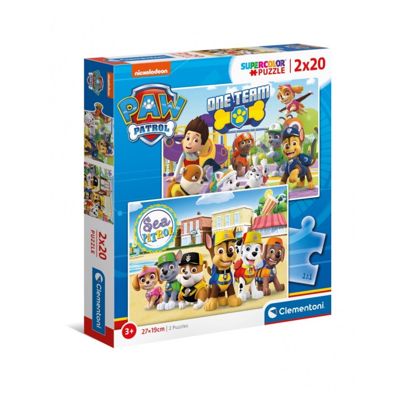 Gyerek puzzle - Paw Patrol II. - 2x20 db-os készlet