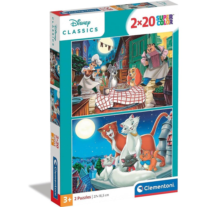Gyerek puzzle - Disney II. - 2x20 db-os készlet