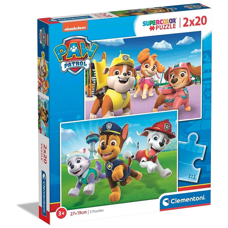 Gyerek puzzle - Paw Patrol III. - 2x20 db-os készlet