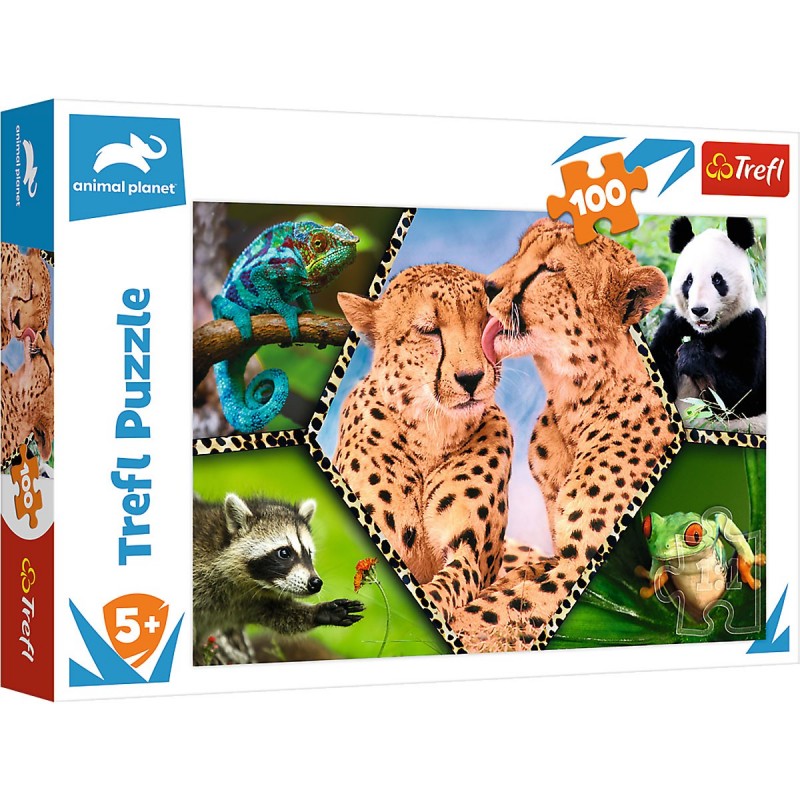 Gyermek puzzle - Animals - 100 db