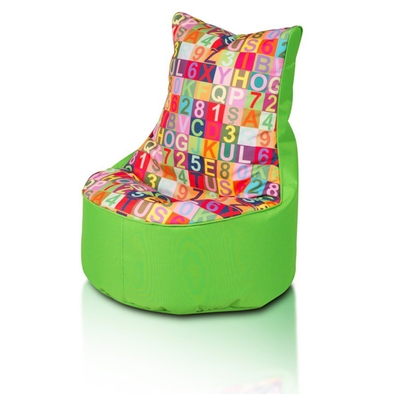 Gyerek MINI ülőzsák ECOPUF - SEAT S modern poliészter Modern poliészter: DG32/NC2