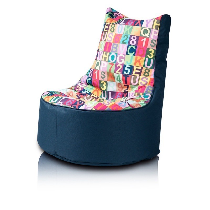 Gyerek MINI ülőzsák ECOPUF - SEAT S modern poliészter Modern poliészter: DG32/NC8