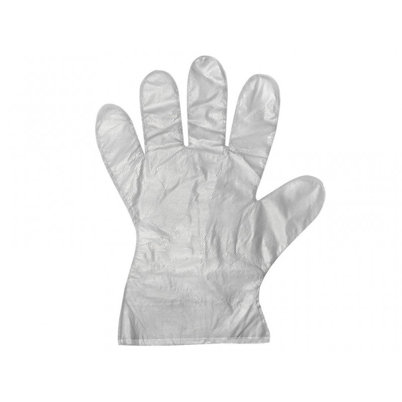 Eldobható mikrotén HDPE kesztyű 100db csomag
