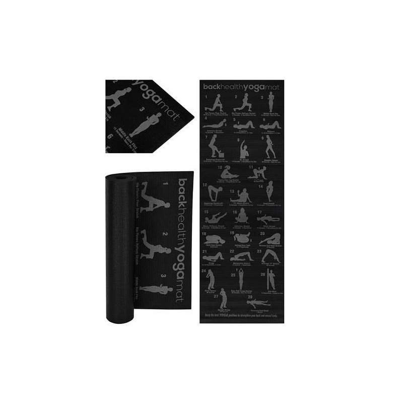 Fekete Jógaszőnyeg / Jóga matrac