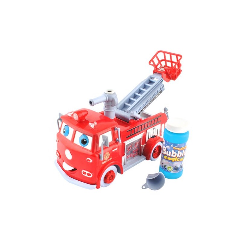 Tűzoltóautó buborékfújóval