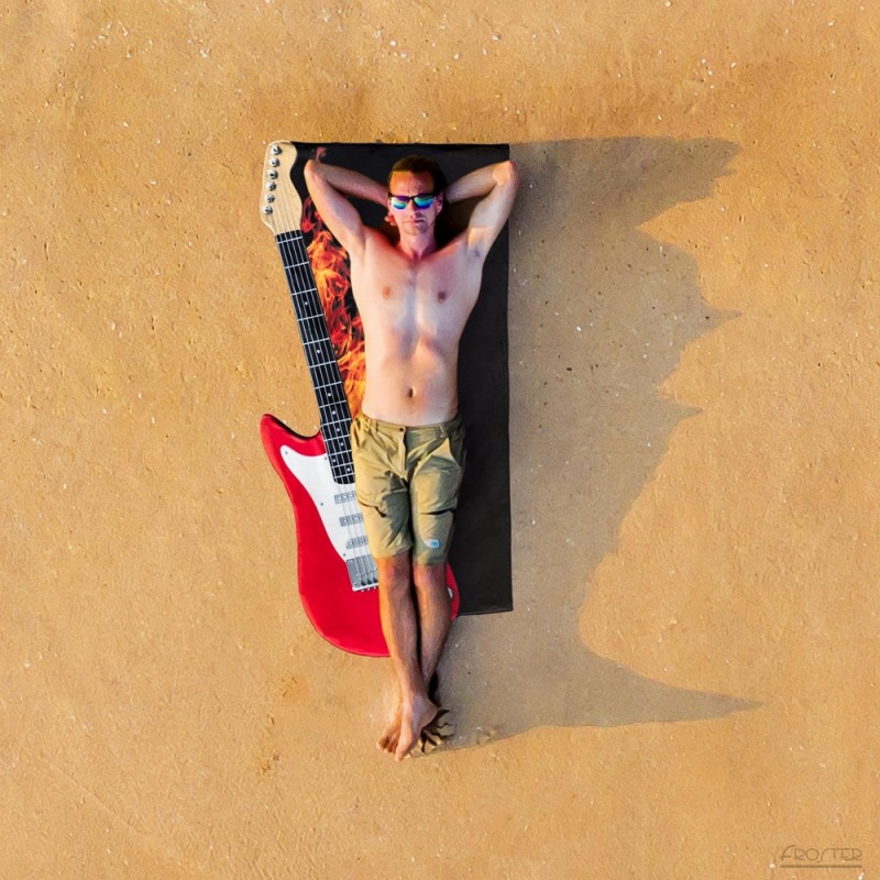 Törölköző - gitár 150x74cm