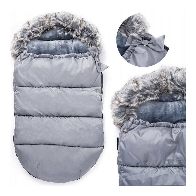 Bundazsák babakocsiba Cortina 92x50cm Szürke: szurke