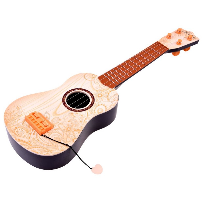 Gyermek gitár - fém húrok + pengettyű