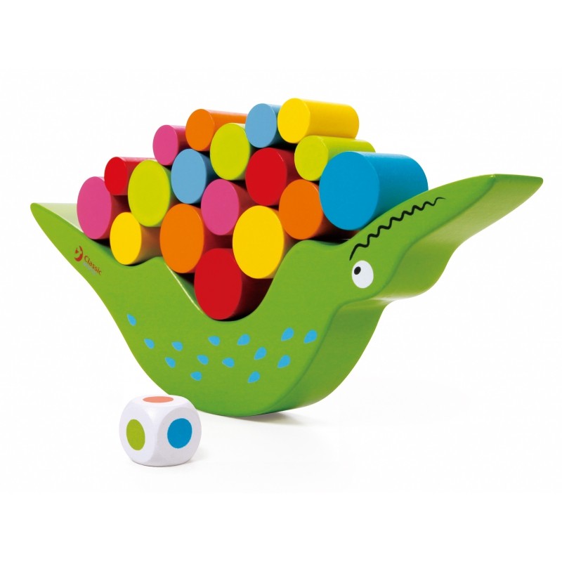 Fa kiegyensúlyozó játék - Krokodil