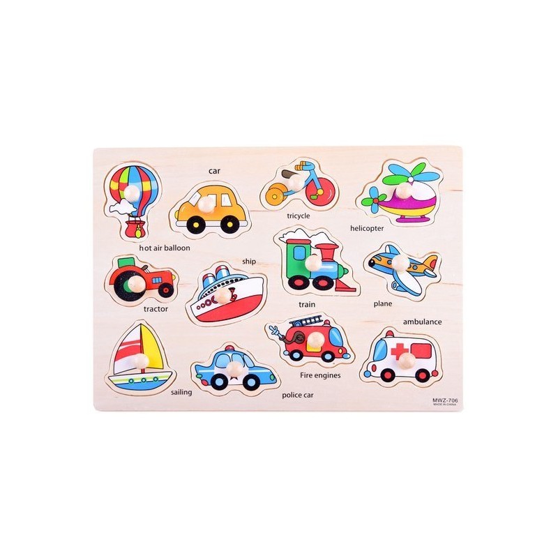 Fa kirakós járművek 12 db