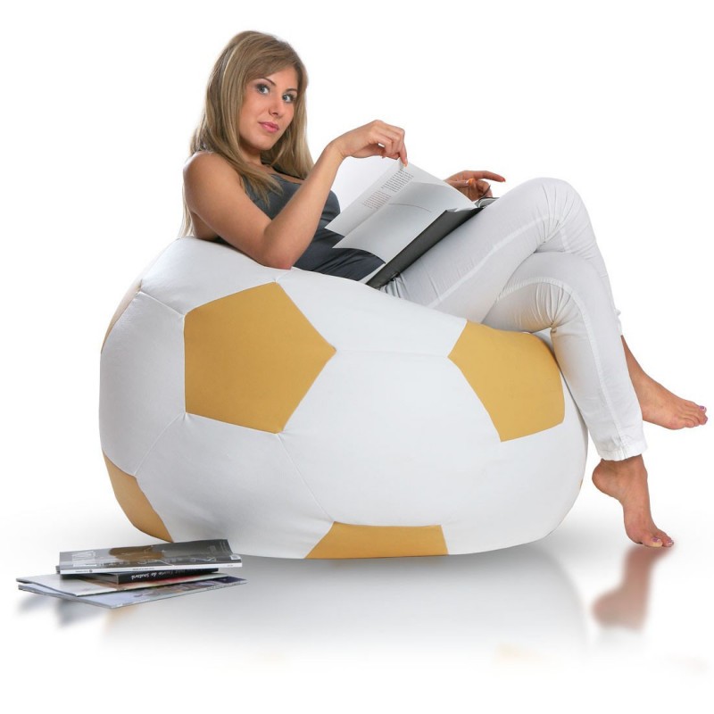 Ülőzsák ECOPUF - FOOTBALL M - Műbőr Műbőr: E3