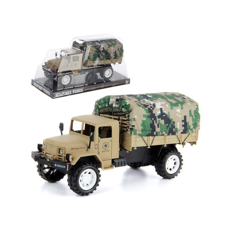 Katonai teherautó ponyvával - Military Truck M0626 Barna: Barna