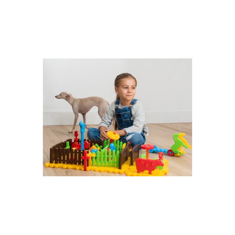 Gofrikészlet Farm - Marioinex -240 alkatrész