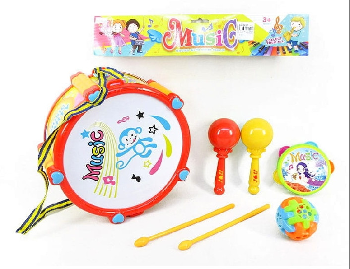 Gyermek hangszerek - Vidám majom 7db