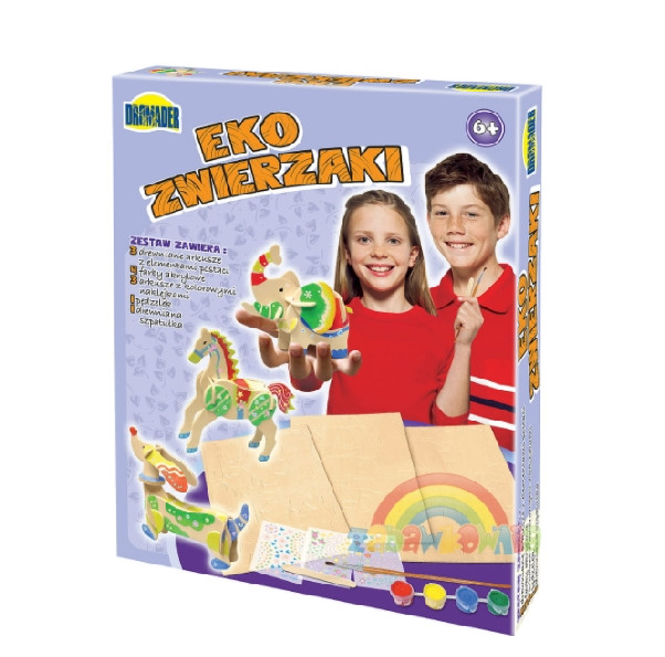 Puzzle festésre - Eco 3D állatok