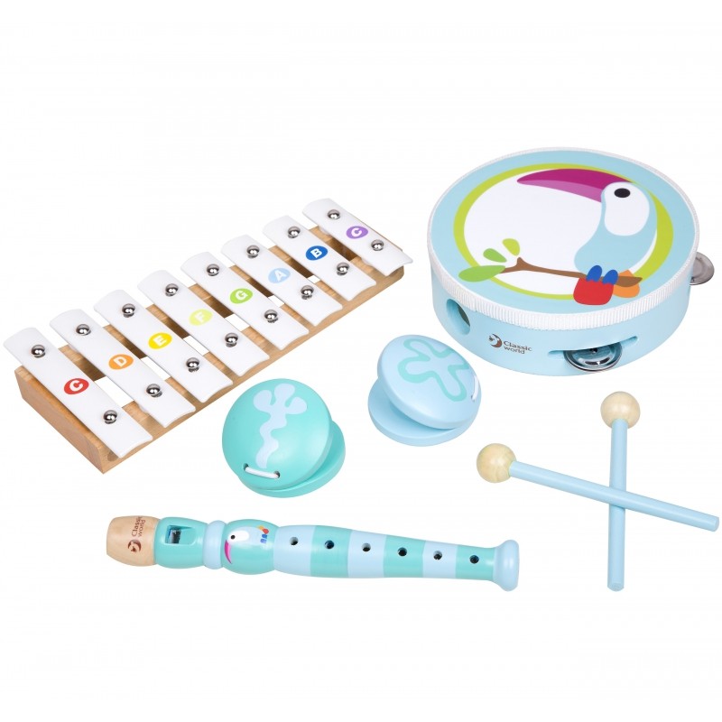 Fa hangszerek Classic World - Tukán 7 db