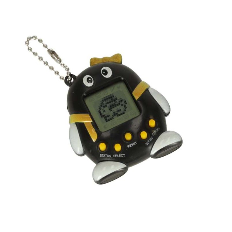 Tamagotchi virtuális kisállat 168 kisállattal Fekete: fekete