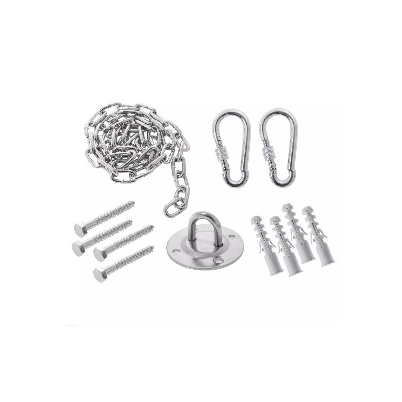 Mennyezeti kampó hinták rögzítéséhez + lánckészlet