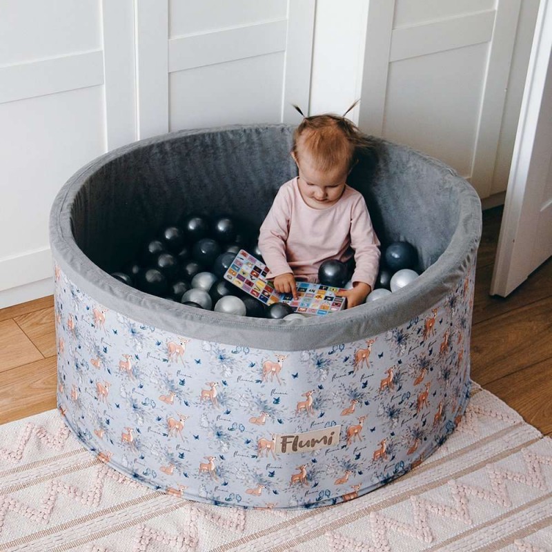 Száraz medence labdákkal 200db - Bambi