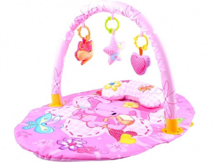 Játszószőnyeg Babarózsaszín elefánttal