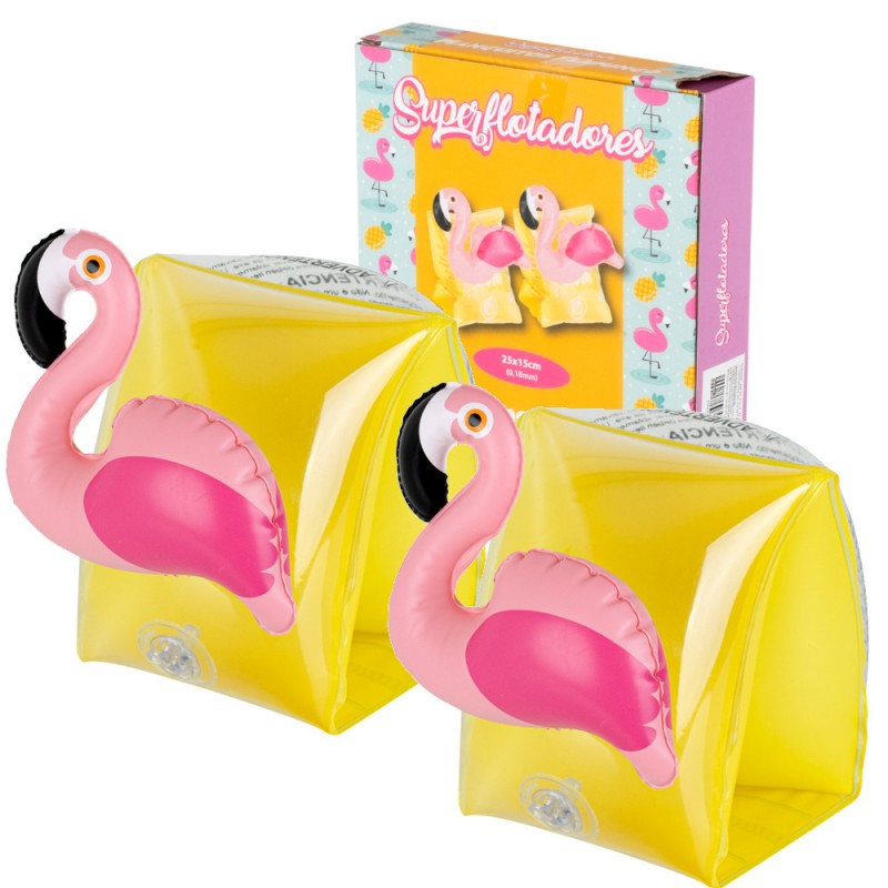 Felfújható ujjak flamingó 25x15cm