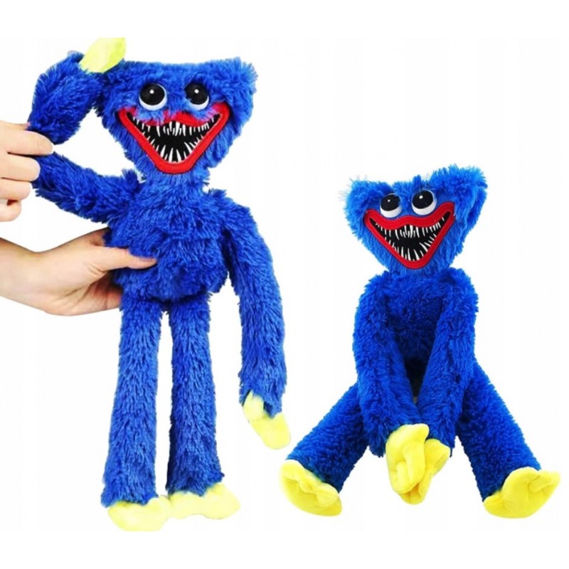 Huggy Wuggy plüss baba 40cm Kék: kek
