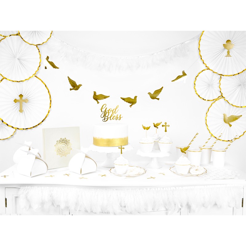 Galambfüzér -  arany, 112 cm