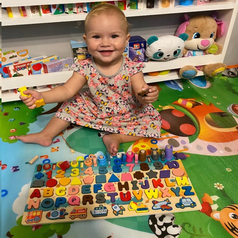 Logikai fa puzzle ábécé 124 db