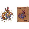 3d kezzel keszitett fa puzzle nyuszi a4 2