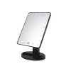 led tukor megvilagitassal 16 led fekete 2