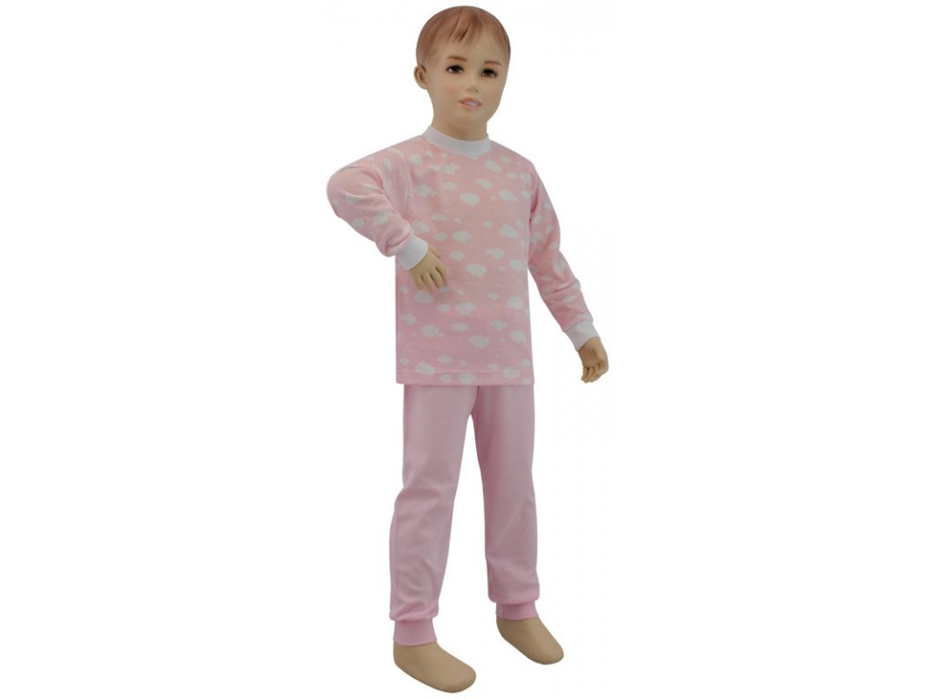 ESITO (handmade) Dívčí pyžamo růžový obláček vel. 80 - 92 - obláček růžová / 80