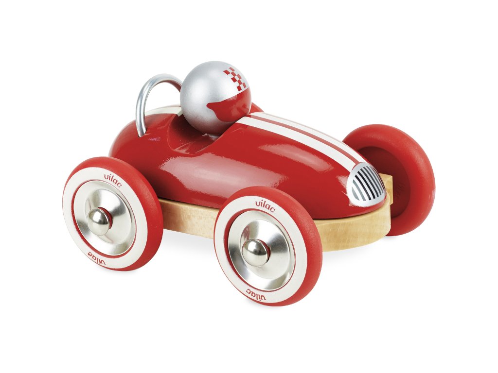 Vilac Dřevěné auto Roadster vintage červené