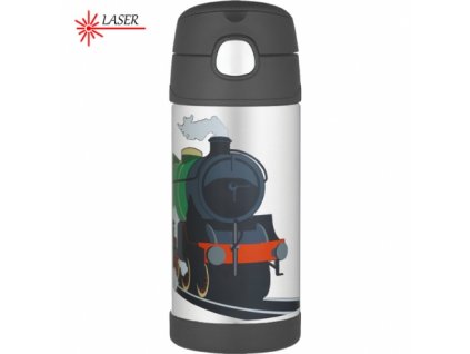 THERMOS Dětská termoska s brčkem - vlak