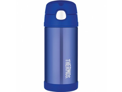 THERMOS Dětská termoska s brčkem - modrá