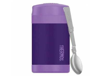 THERMOS Dětská termoska na jídlo s lžící - fialová