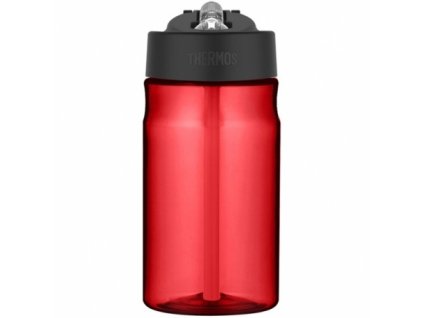 THERMOS Dětská hydratační láhev s brčkem - červená