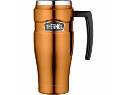 THERMOS Vodotěsný termohrnek s madlem - měděná
